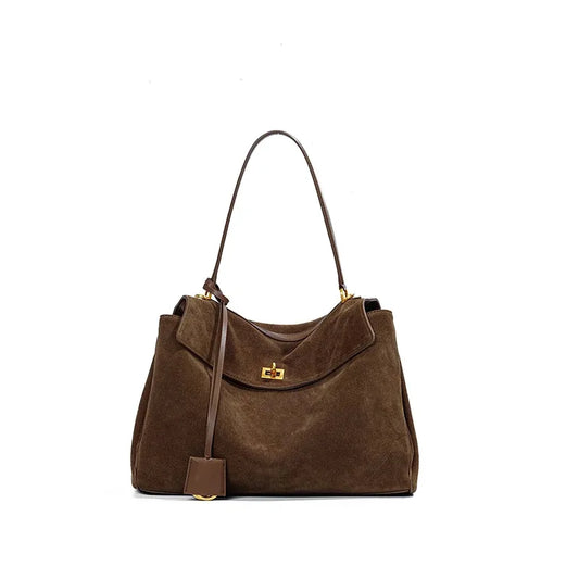 Adora Milano Tote Bag da Donna Borsa a Spalla Semplice di Grande Capacità