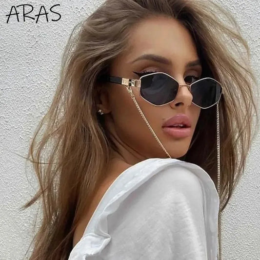 Occhiali da sole Adora Milano da donna con catenella Occhiali da vista per signore