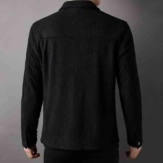 Giacca Uomo Adora Milano Tinta Unita Tasca con Bottoni Cappotto Casual Alla Moda