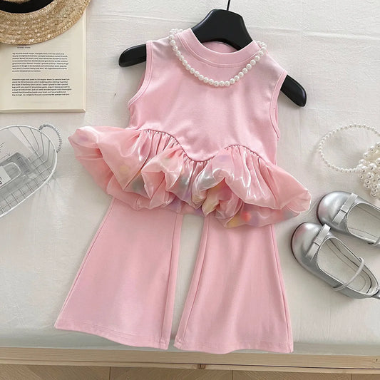 Adora Milano Mädchen T-Shirt + Hose für 2-10 Jahre Modisches Outfit