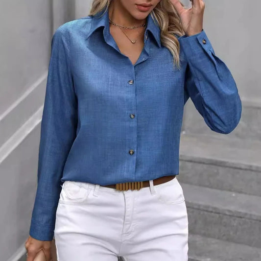 Adora Milano Damen Streetwear Frühling Herbst Kleidung Langarm-Oberteile