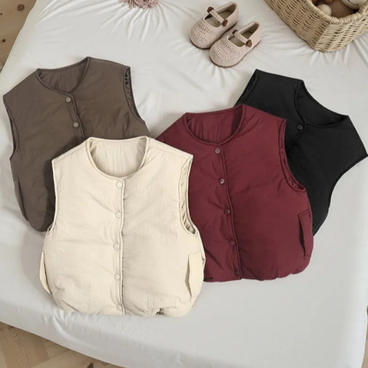 Gilet per Bambini Adora Milano Gilet Caldo in Cotone Capispalla