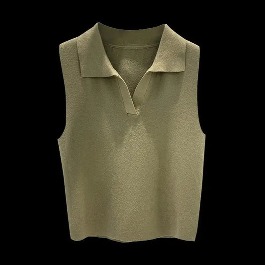Adora Milano Women Short Simple Casual and Versatile Slim Top