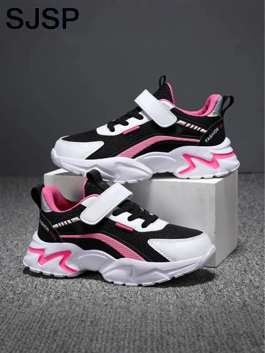 Adora Milano Scarpe Casual Rosa in Rete Traspirante per Bambine