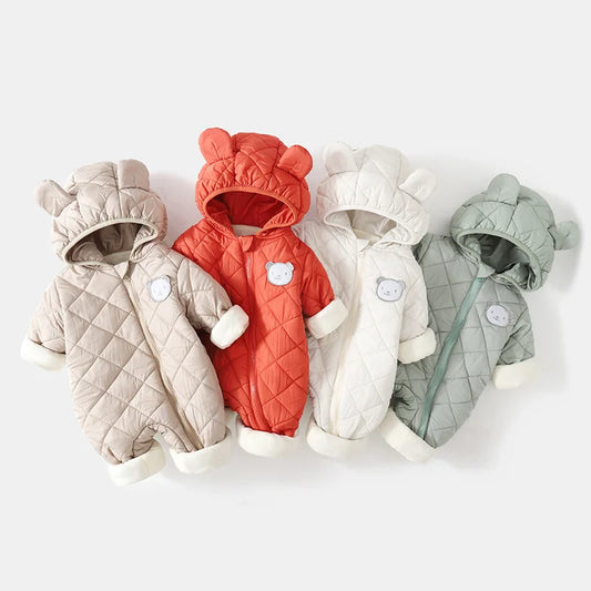 Adora Milano  Winter Kids Boys Rompers Cotton Bear Bodysuits