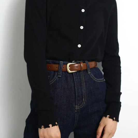 Adora Milano Pantaloni da Donna Cintura Cinture da Donna Moda Lusso Designer Marca Cintura per Jeans