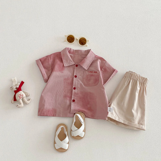 Adora Milano Completo Bambino Maglietta E Pantaloncini Rosa