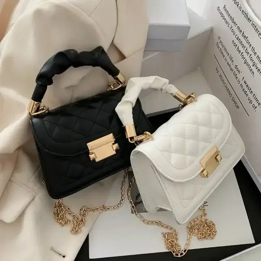 Adora Milano Borse a spalla da donna in pelle PU piccole borse a tracolla a catena da donna mini borsa da donna