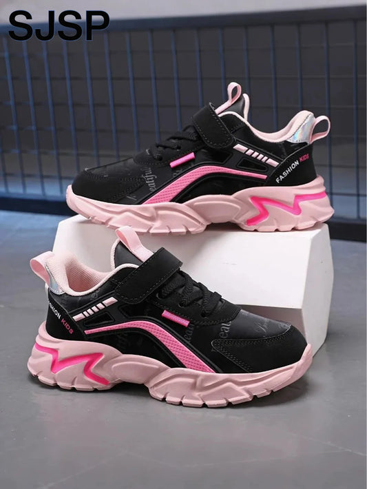 Scarpe casual da bambina Adora Milano in pelle rosa, 7-15 anni