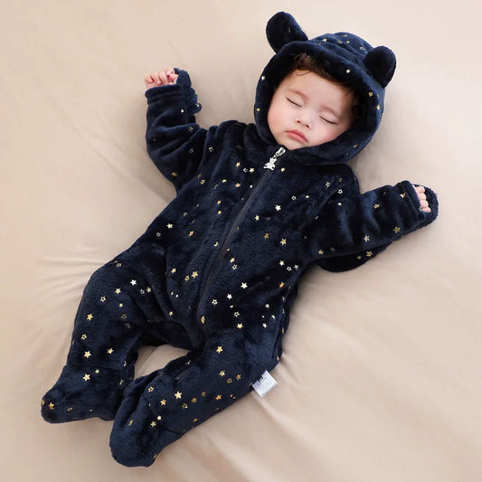 Adora Milano Baby Girl Winter Boys Romper Cartoon Newborn  0-12 Months