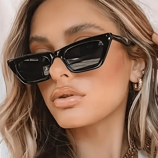 Adora Milano Occhiali da sole da donna con montatura piccola quadrata alla moda protezione UV400