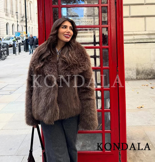 Adora Milano Giacca Cappotto Donna Autunno Inverno Caldo Casual