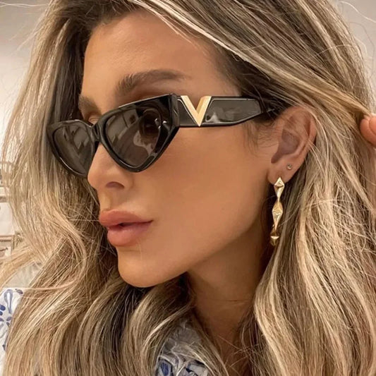 Adora Milano Occhiali da Sole Donna di Lusso Vintage Moda Marchio di Design Cateye Occhiali da Sole Donna Protezione UV400