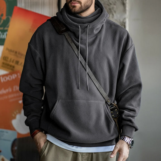 Adora Milano Felpa con cappuccio casual in pile polare