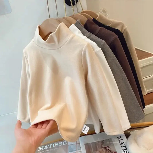 Adora Milano Maglietta intima da neonato calda tinta unita autunno/inverno