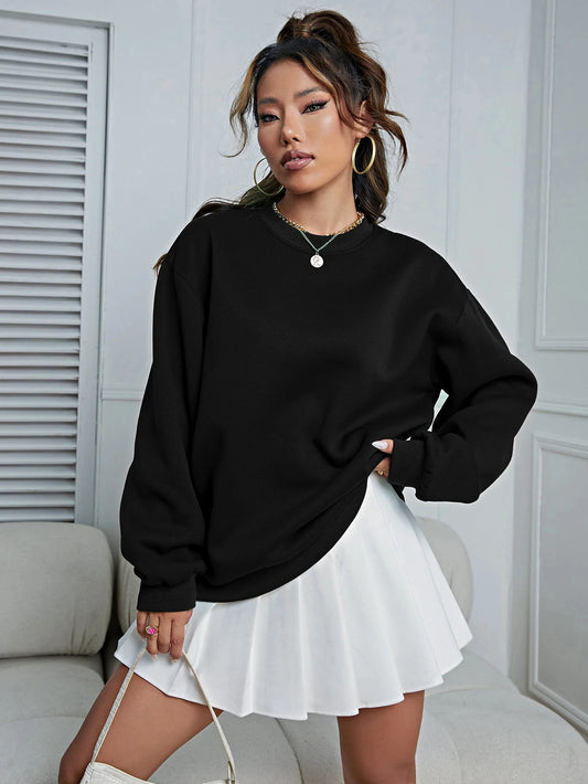 Adora Milano Felpe solide da donna, con cappuccio, casual, comode e calde