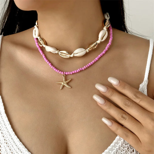 Adora Milano Halskette für Damen Elegante Imitationsperlen-Halskette
