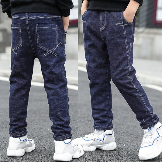 Adora Milano Pantaloni Lunghi in Denim per Bambini