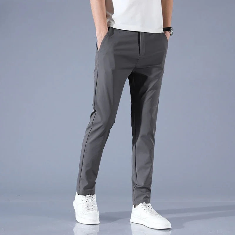 Stretch Man Suits Pants Elastic Cheap Korean Style Clothes Stylish Chinese Homme Classic New in Offer Up Suit Trousers for Men