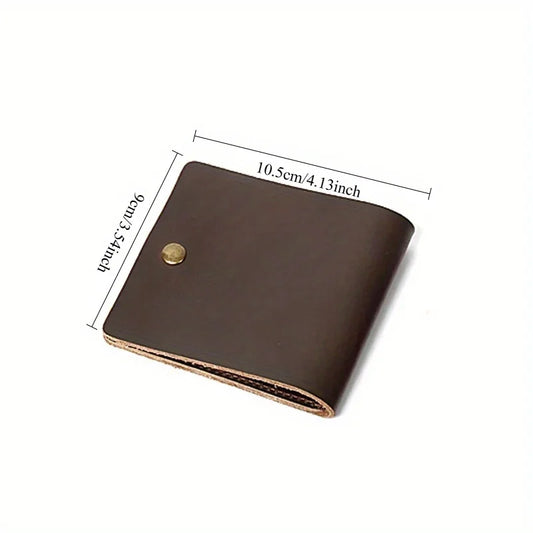 Adora Milano Minimalista Portafoglio Bifold in Pelle Portatessere