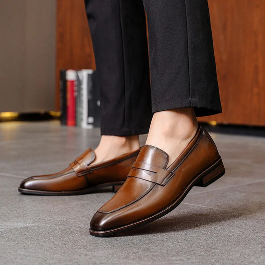 Scarpe Loafer Adora Milano da uomo in vera pelle