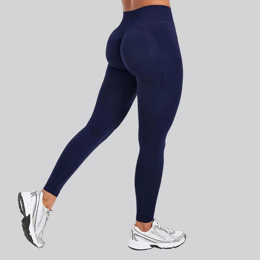 Adora Milano Leggings Donna a Vita Alta Elasticizzati Senza Cuciture per Palestra