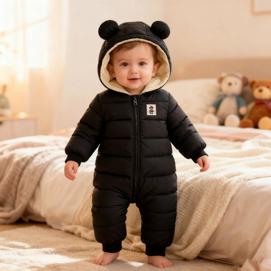 Adora Milano Tuta da Neonato per Bambini, Cappotto Invernale con Cappuccio e Cerniera per Neonate