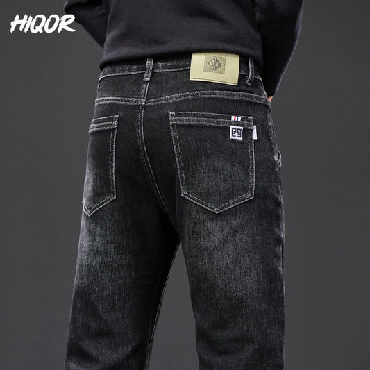 Adora Milano Jeans Lunghi Casual da Uomo Classici a Gamba Larga