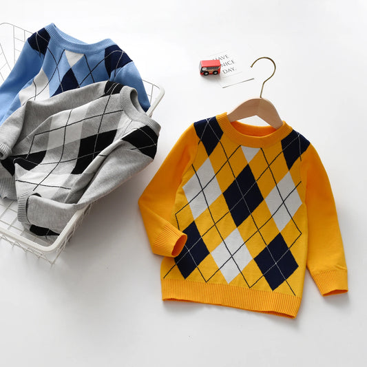 Adora Milano maglione invernale caldo per bambino, maglione in maglia stile college per neonato