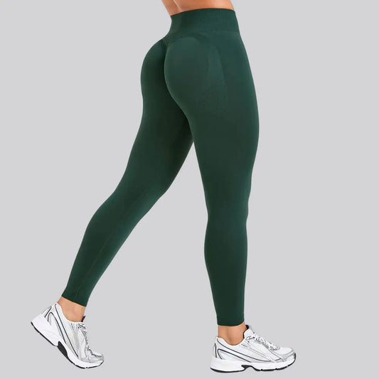 Adora Milano Leggings Donna a Vita Alta Elasticizzati Senza Cuciture per Palestra