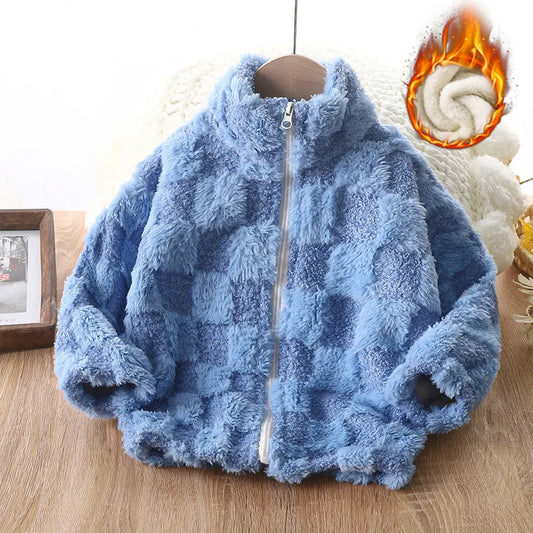 Cappotti Spessi Invernali da Bambina Adora Milano Giacca in Pile per Bambini