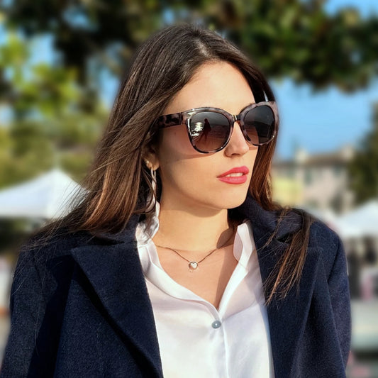 Occhiali da sole da donna Adora Milano - Occhiali da sole oversize protezione UV400