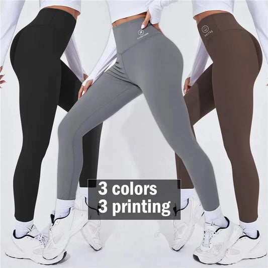 Adora Milano Leggings Yoga Donna a Vita Alta Pantaloni Sportivi da Palestra