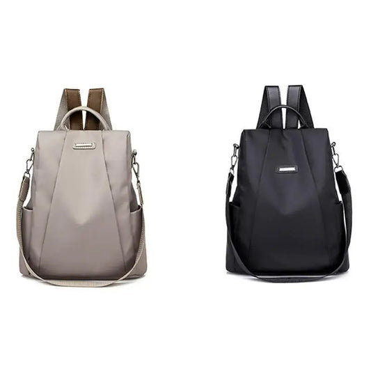 Adora Milano Damen Multifunktionsrucksack Legere Unifarbene Tasche Für Mädchen Mode