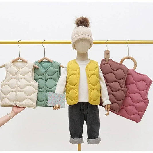 Adora Milano Gilet caldo in cotone per bambini