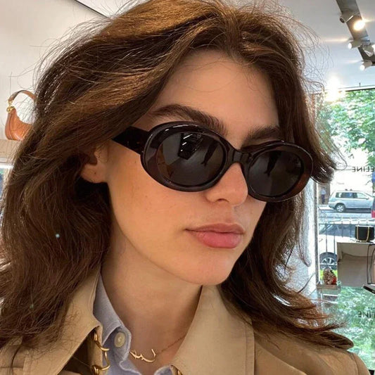 Adora Milano Occhiali da Sole Piccoli Donna Lusso Designer Neri Femminili