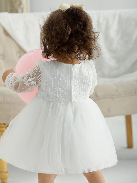 Adora Milano Vestito neonata Abito da bambina per feste Matrimonio Abiti bianchi da donna