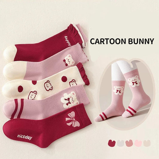 Adora Milano Calzini Bambina Motivo Orsetto Set Confortevoli Morbidi