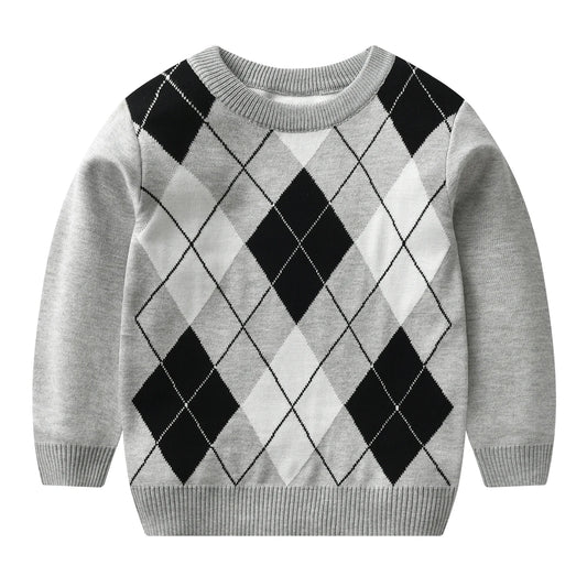 Adora Milano maglione invernale caldo per bambino, maglione in maglia stile college per neonato