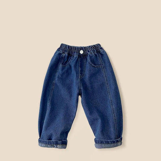 Adora Milano Pantaloni in denim per bambini primaverili, casual, per bambini e ragazzi