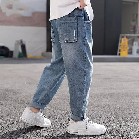 Adora Milano Jeans slim azzurri per bambino