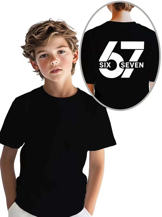 T-shirt manica corta Adora Milano con fantasia sul retro, Bambini, T-shirt stampa a maniche corte