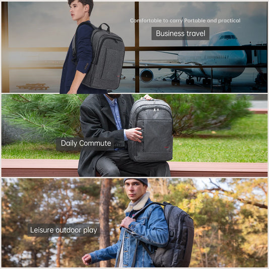 Adora Milano USB-Lade-Laptop-Rucksack