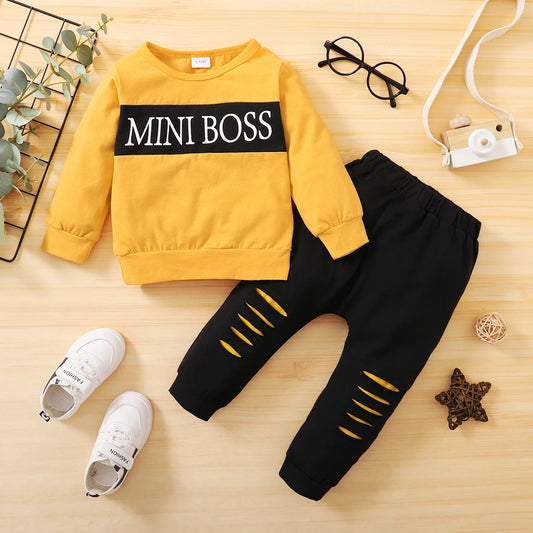 Adora Milano Abbigliamento Neonato, Maglia a Maniche Lunghe + Pantaloni