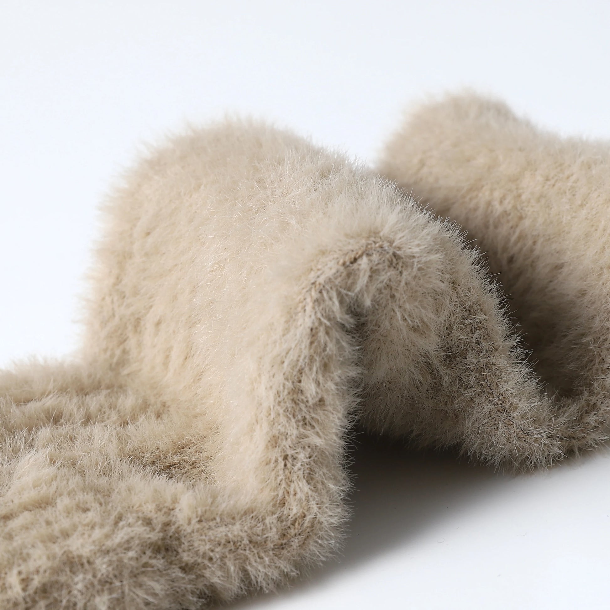 Fall Winter Women Arm Warmers Mink-Like Velvet Fingerless Gloves Y2K Wrist Warmers