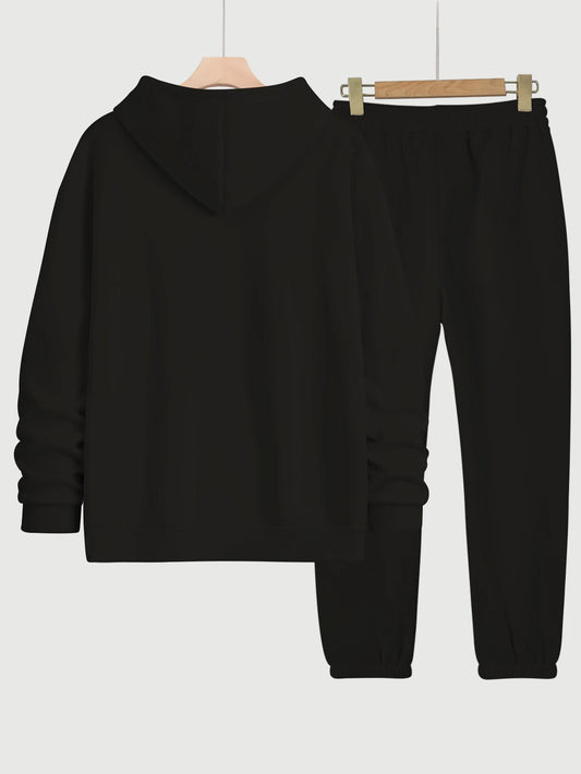Adora Milano Set due pezzi invernale da donna con felpa e morbido pile