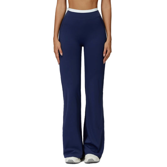 Adora Milano Pantaloni Sportivi da Donna a Vita Alta, Casual, Ampia Gamba, per Esterno e Corsa