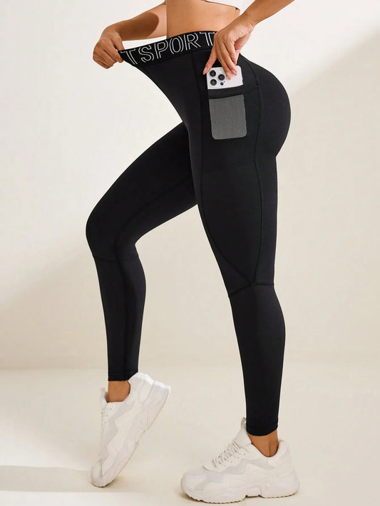 Adora Milano Leggings Vita Alta Fitness