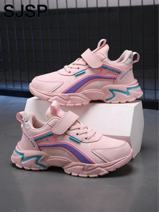 Scarpe casual da bambina Adora Milano in pelle rosa, 7-15 anni