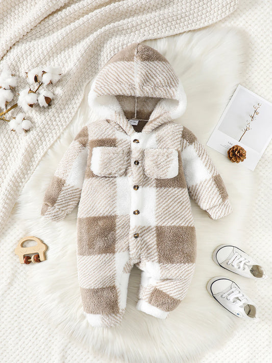 Adora Milano Baby Boys and Girls Jumpsuit Winter Warm Bodysuit Clothes